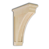 Mission Corbel, 3-1/2''W x 9''D x 12''H, Available in Multiple Wood Species