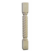  Maple Rope Post in Multiple Finishes, 3-1/2''W x 3-1/2''D x 35-1/4''H
