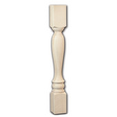  Maple French Bar Post in Multiple Finishes, 5''W x 5''D x 42''H