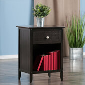  Blair Accent Table, Nightstand, Coffee, 18-7/8'' W x 15'' D x 25'' H