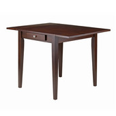  Hamilton Double Drop Leaf Dining Table in Antique Walnut