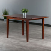  Darren Rectangle Dining Table with Extension Top, Walnut, 56-7/8'' W x 31-1/2'' D x 29-1/4'' H