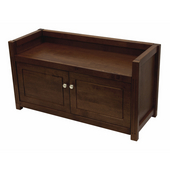 Two-Door Storage Cabinet Bench by 