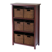 Winsome - Milan 7Pc Cabinet/Shelf