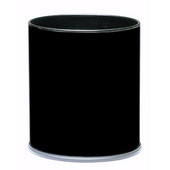  Black Monarch Series Metal Wastebasket, 4 gallons
