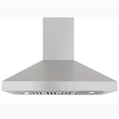  Wall-Mount Range Hood with 8-9' Duct Cover Included, Stainless Steel, 36'' W